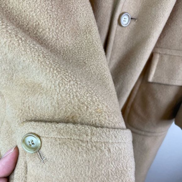 Vintage Abercrombie & Fitch Camel Hair and Wool Coat - Picture 4 of 7
